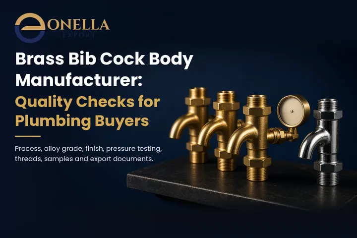 Brass Bib Cock Body Manufacturer: Quality Checks for Plumbing Buyers