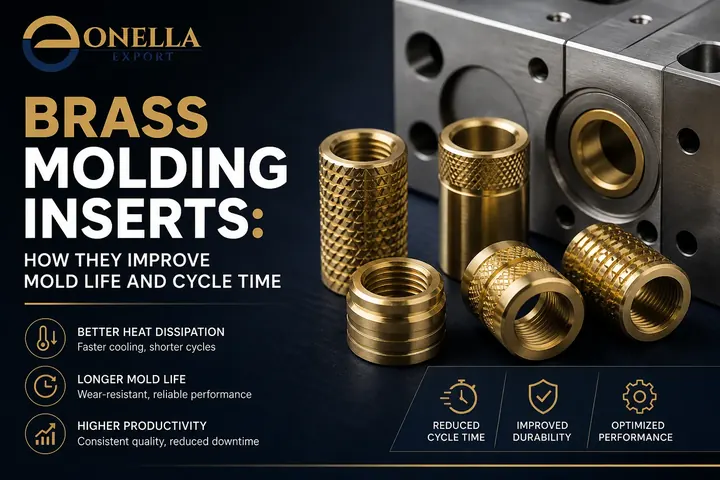 Brass Molding Inserts: How They Improve Mold Life and Cycle Time